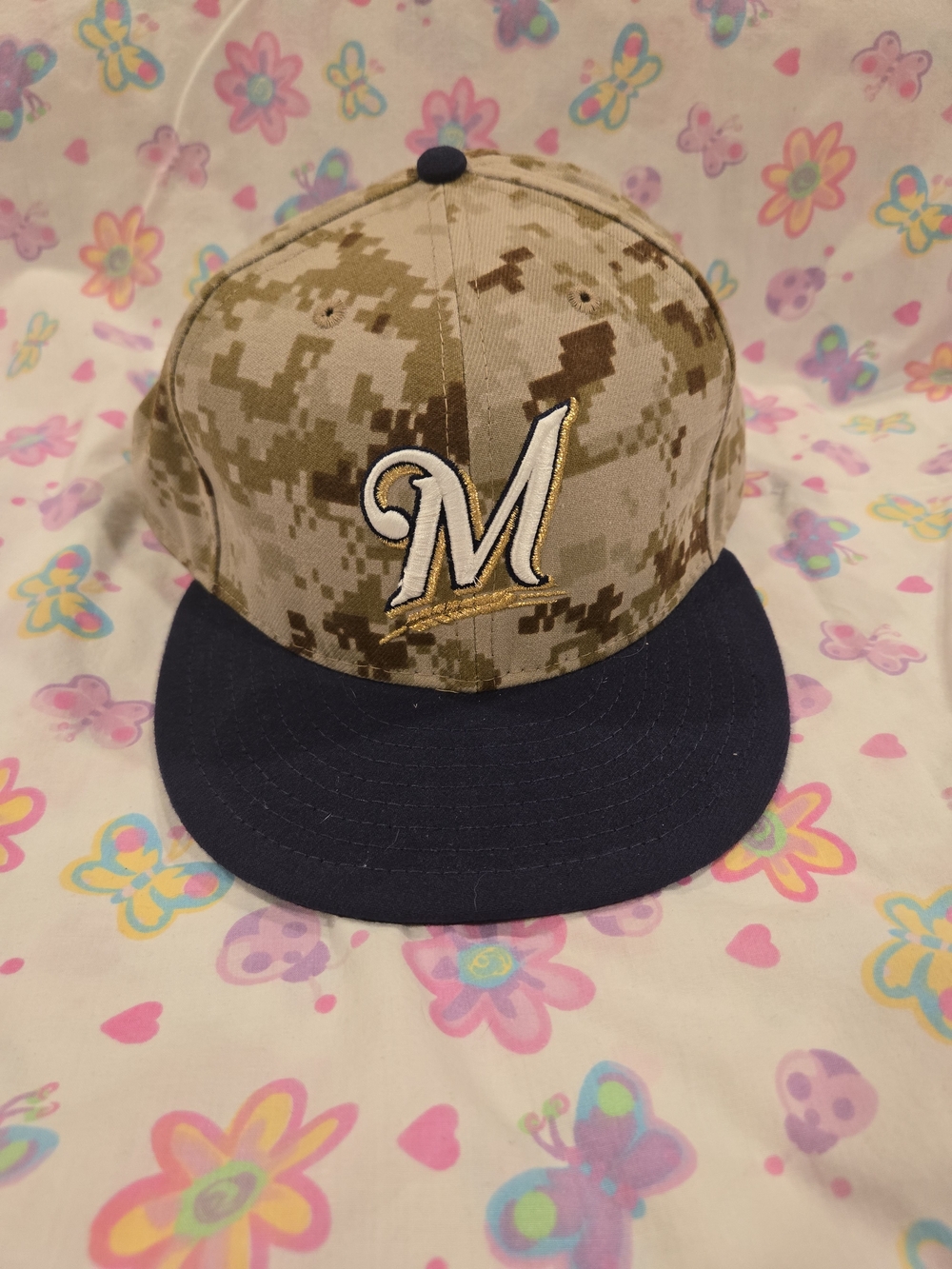 New Era Fitted Milwaukee Brewers Armed Forces Day Baseball Cap
